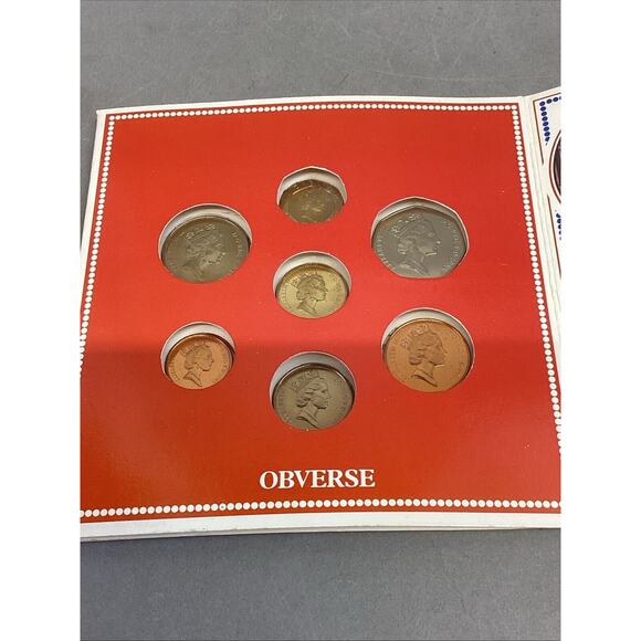 1985 Great Britain Royal Mint Brilliant Uncirculated Annual Coin Set - Picture 7 of 12